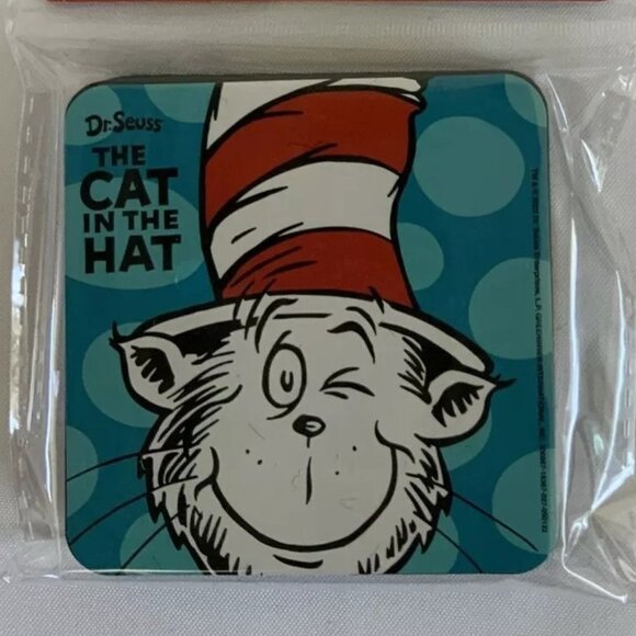 Lot of 2 Dr Seuss Magnetic Dry Erase White Board Erasers - Picture 1 of 2